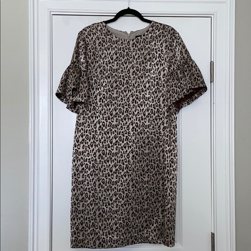 NWOT - Leopard/Cheetah Print Shift - Sz 14